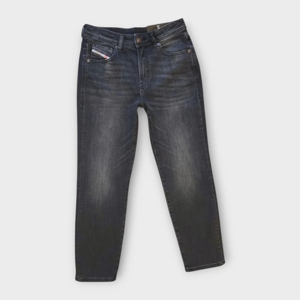 NWT Diesel D-Joy Slim Fit Black Jeans Size 27 - Picture 2 of 15